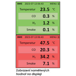 HV Mobilní monitoring baterií S1 stacionární se sondou 54042