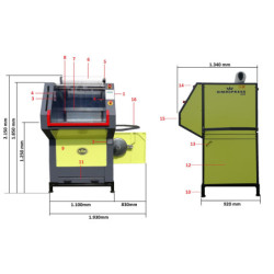 Rotační lis na různé materiály Omnipress 800