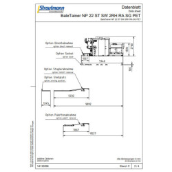 BaleTainer plnění z rampy, 22 kW, PET V4130099